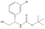 (S)-（1-(3-溴苯基)-2-羟乙基）氨基甲酸叔丁酯