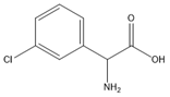 间氯苯甘氨酸