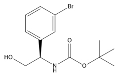 Carbamic acid, [(1R)-1-(3-bromophenyl)-2-hydroxyethyl]-, 1,1-dimethylethyl ester