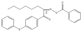1,2-Octanedione, 1-[4-(phenylthio)phenyl]-, 2-( O -benzoyloxime), (2 Z)-