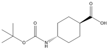 trans-4-[(N-tert-butoxycarbonyl)amino]-1-cyclohexanecarboxylic acid