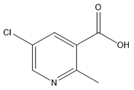 3-Pyridinecarboxylic acid, 5-chloro-2-methyl-