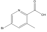 2-Pyridinecarboxylic acid, 5-bromo-3-methyl-