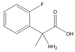 Benzeneacetic acid, a-amino-2-fluoro-a-methyl-