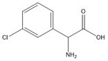 Benzeneacetic acid, alpha-amino-3-chloro-