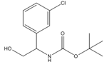 Carbamic acid, N-[1-(3-chlorophenyl)-2-hydroxyethyl]-, 1,1-dimethylethyl ester 