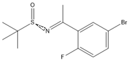 2-Propanesulfinamide,N-[1-(5-bromo-2-fluorophenyl)ethylidene]-2-methyl-, [N(E),S(R)]-