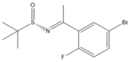 2-Propanesulfinamide,N-[1-(5-bromo-2-fluorophenyl)ethylidene]-2-methyl-, [N(E),S(S)]-