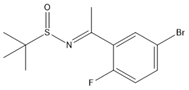 2-Propanesulfinamide, N-[1-(5-bromo-2-fluorophenyl)ethylidene]-2-methyl-, [N(E)]-