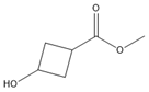 Cyclobutanecarboxylic acid, 3-hydroxy-, methyl ester 