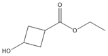 Cyclobutanecarboxylic acid, 3-hydroxy-, ethyl ester 