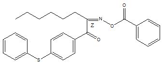 1,2-Octanedione, 1-[4-(phenylthio)phenyl]-, 2-( O -benzoyloxime), (2 Z)-